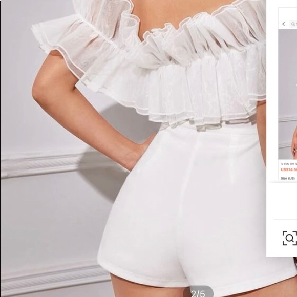 white romper - Picture 3 of 3